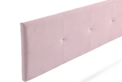 Moonia Tête de Lit Tapisée ALTEA Aqualine 145x50x5 cm - Rose Clair -