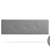 Moonia Tête de Lit Tapisée ALTEA Aqualine 170x50x5 cm - Gris Clair -