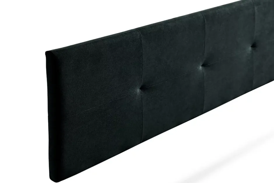 Moonia Tête de Lit Tapisée ALTEA Aqualine 90x50x5 cm - Noir - Outlet
