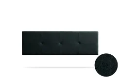 Moonia Tête de Lit Tapisée ALTEA Aqualine 90x50x5 cm - Noir - Outlet