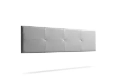 Moonia Tête de Lit Tapisée ALTEA Simili cuir 170x50x5 cm - Argent - Clearance