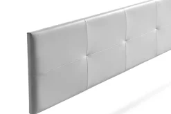 Moonia Tête de Lit Tapisée ALTEA Simili cuir 170x50x5 cm - Argent - Clearance
