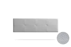 Moonia Tête de Lit Tapisée ALTEA Simili cuir 170x50x5 cm - Argent - Clearance