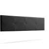 Moonia Tête de Lit Tapisée ALTEA Simili cuir 100x50x5 cm - Noir -