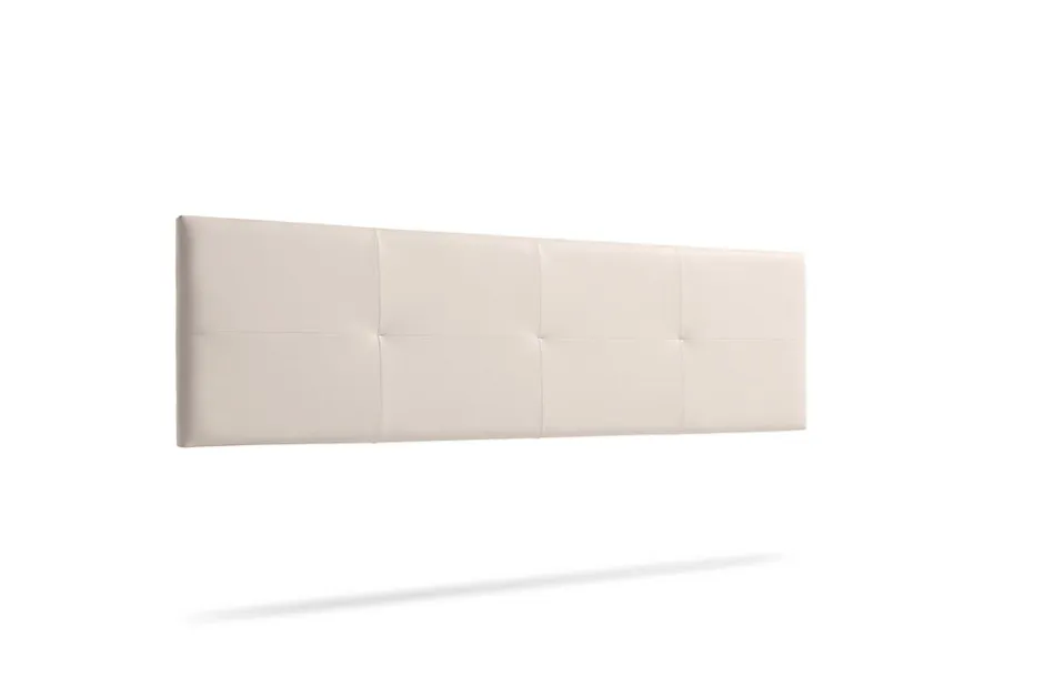 Moonia Tête de Lit Tapisée ALTEA Simili cuir 130x50x5 cm - Beige - Sale