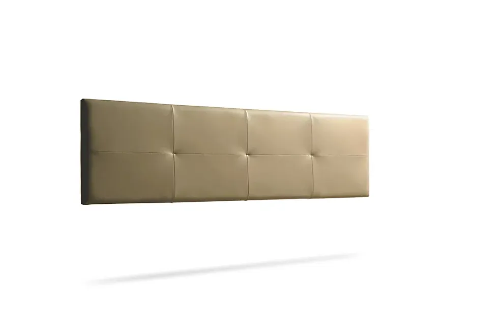 Moonia Tête de Lit Tapisée ALTEA Simili cuir 115x50x5 cm - Or - Outlet