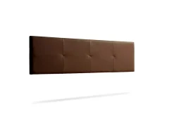 Moonia Tête de Lit Tapisée ALTEA Simili cuir 115x50x5 cm - Marron - Outlet