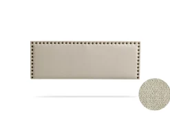 Moonia Tête de Lit Tapisée MODENA Aqualine 90x55x8 cm - Beige Toast - Outlet