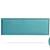 Moonia Tête de Lit Tapisée MODENA Aqualine 145x55x8 cm - Turquoise - Online