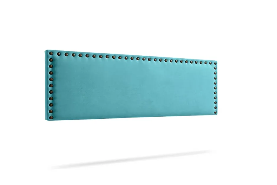 Moonia Tête de Lit Tapisée MODENA Aqualine 145x55x8 cm - Turquoise - Online