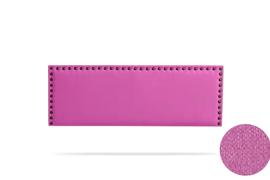 Moonia Tête de Lit Tapisée MODENA Aqualine 100x55x8 cm - Fuchsia - Discount