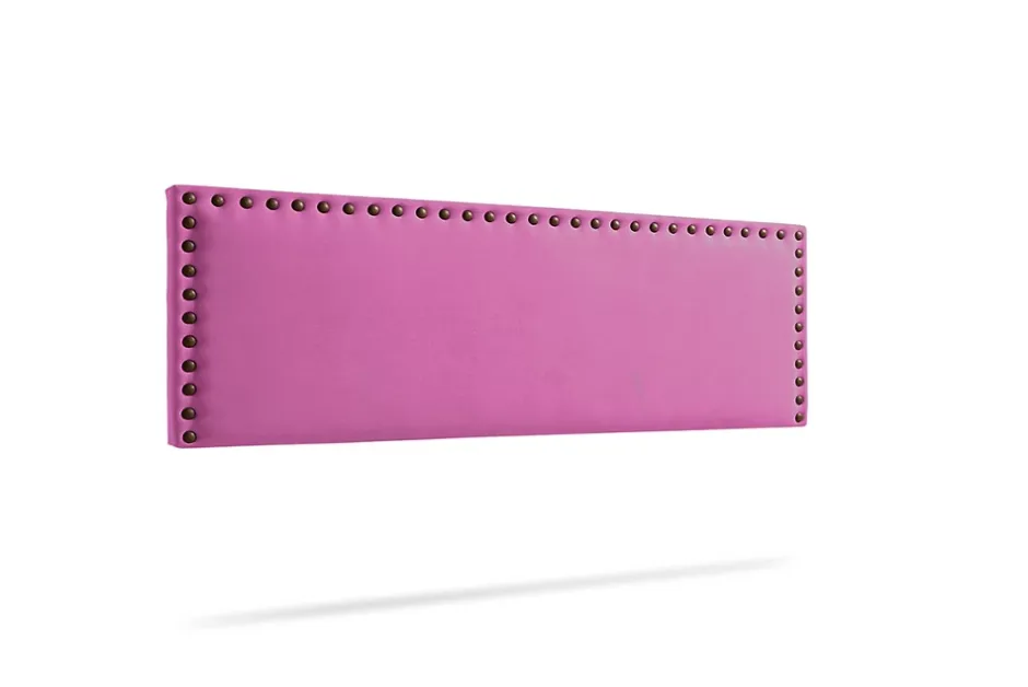Moonia Tête de Lit Tapisée MODENA Aqualine 100x55x8 cm - Fuchsia - Discount