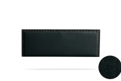 Moonia Tête de Lit Tapisée MODENA Aqualine 160x55x8 cm - Noir -