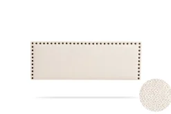 Moonia Tête de Lit Tapisée MODENA Aqualine 145x55x8 cm - Beige - Hot