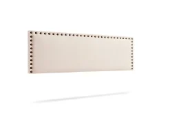 Moonia Tête de Lit Tapisée MODENA Aqualine 145x55x8 cm - Beige - Hot