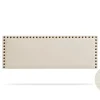Moonia Tête de Lit Tapisée MODENA Simili cuir 160x55x8 cm - Blanc Cassé -