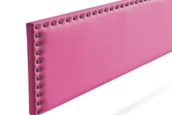 Moonia Tête de Lit Tapisée MODENA Simili cuir 100x55x8 cm - Rose - Clearance