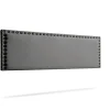 Moonia Tête de Lit Tapisée MODENA Simili cuir 160x55x8 cm - Gris Foncé - Outlet