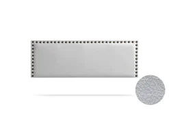 Moonia Tête de Lit Tapisée MODENA Simili cuir 115x55x8 cm - Argent - Hot
