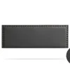 Moonia Tête de Lit Tapisée MODENA Simili cuir 100x55x8 cm - Noir -