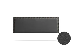 Moonia Tête de Lit Tapisée MODENA Simili cuir 100x55x8 cm - Noir -