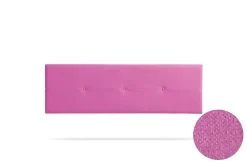 Moonia Tête de Lit Tapisée NAPOLI Aqualine 115x50x5 cm - Fuchsia -