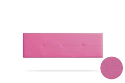 Moonia Tête de Lit Tapisée NAPOLI Simili cuir 90x50x5 cm - Rose - Best