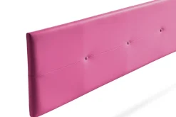 Moonia Tête de Lit Tapisée NAPOLI Simili cuir 90x50x5 cm - Rose - Best