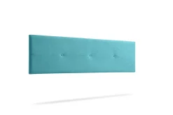 Moonia Tête de Lit Tapisée NAPOLI Aqualine 160x50x5 cm - Turquoise - New