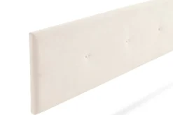 Moonia Tête de Lit Tapisée NAPOLI Aqualine 130x50x5 cm - Beige -