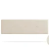Moonia Tête de Lit Tapisée NAPOLI Simili cuir 100x50x5 cm - Blanc Cassé -