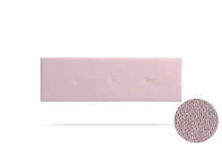 Moonia Tête de Lit Tapisée NAPOLI Aqualine 160x50x5 cm - Rose Clair -