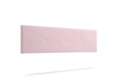 Moonia Tête de Lit Tapisée NAPOLI Aqualine 160x50x5 cm - Rose Clair -