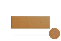 Moonia Tête de Lit Tapisée NAPOLI Simili cuir 100x50x5 cm - Marron Clair -