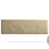 Moonia Tête de Lit Tapisée NAPOLI Simili cuir 145x50x5 cm - Or -