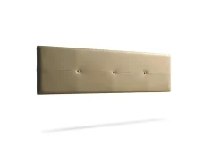 Moonia Tête de Lit Tapisée NAPOLI Simili cuir 100x50x5 cm - Or - Sale
