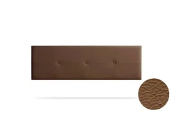 Moonia Tête de Lit Tapisée NAPOLI Simili cuir 115x50x5 cm - Marron -