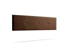 Moonia Tête de Lit Tapisée NAPOLI Simili cuir 115x50x5 cm - Marron -