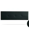 Moonia Tête de Lit Tapisée NAPOLI Aqualine 160x50x5 cm - Noir -