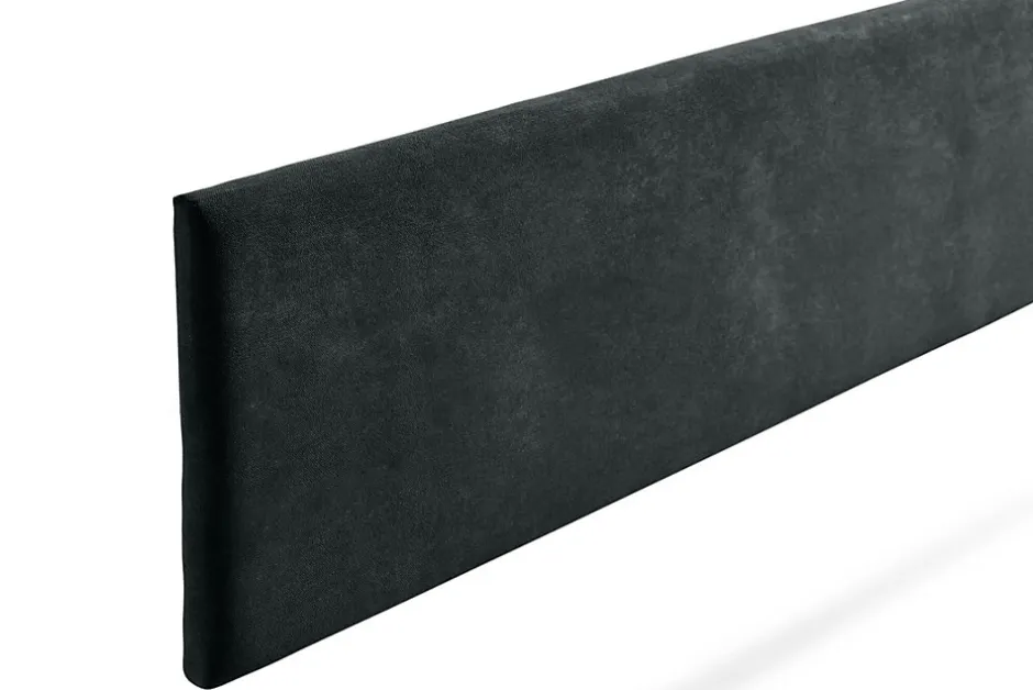 Moonia Tête de Lit Tapisée NOVA Aqualine 100x50x5 cm - Noir -