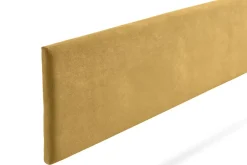 Moonia Tête de Lit Tapisée NOVA Aqualine 160x50x5 cm - Moutarde - Hot