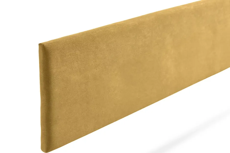 Moonia Tête de Lit Tapisée NOVA Aqualine 160x50x5 cm - Moutarde - Hot