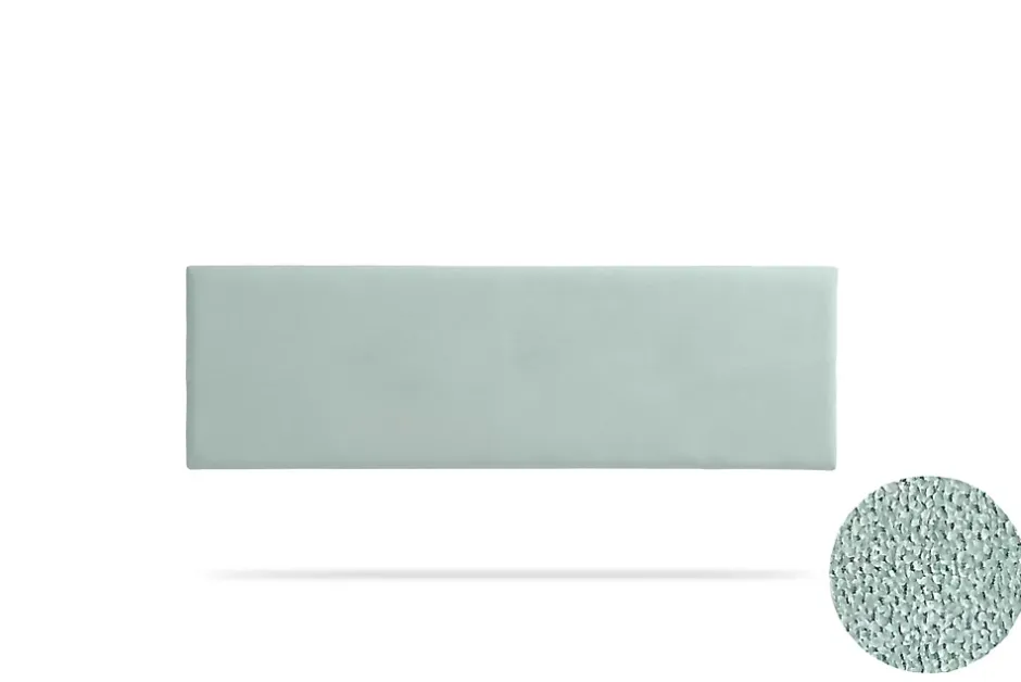 Moonia Tête de Lit Tapisée NOVA Aqualine 90x50x5 cm - Vert Aqua - Best