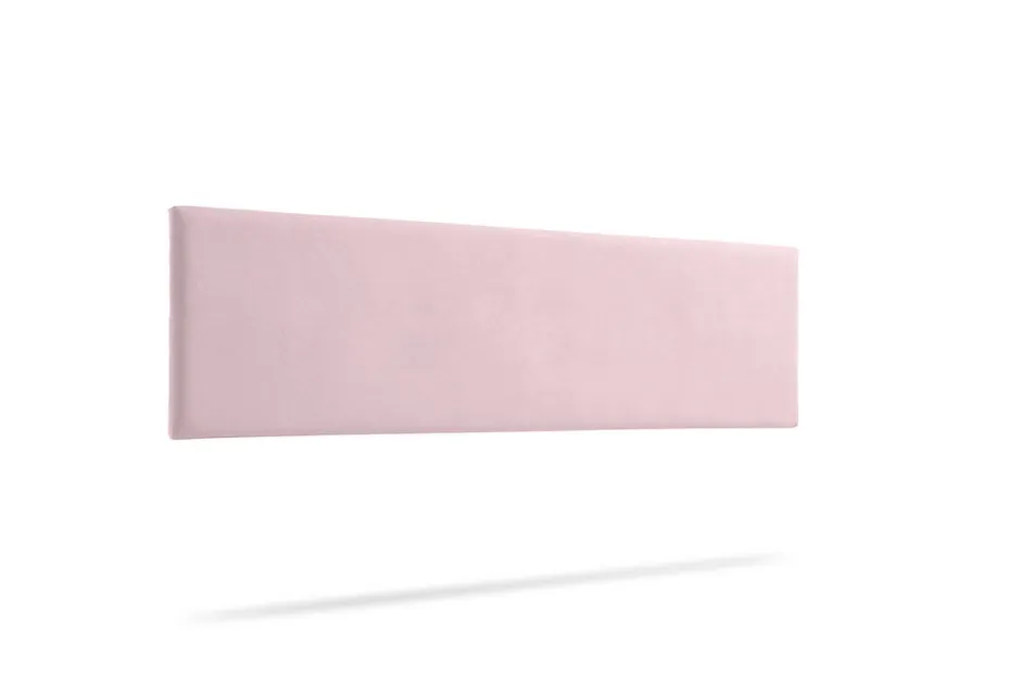 Moonia Tête de Lit Tapisée NOVA Aqualine 130x50x5 cm - Rose Clair -
