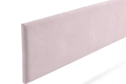 Moonia Tête de Lit Tapisée NOVA Aqualine 130x50x5 cm - Rose Clair -