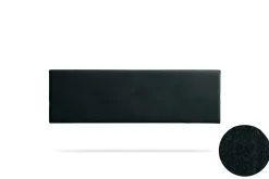 Moonia Tête de Lit Tapisée NOVA Aqualine 130x50x5 cm - Noir -