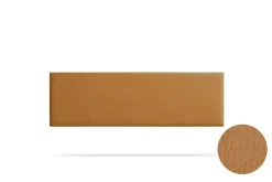 Moonia Tête de Lit Tapisée NOVA Simili cuir 130x50x5 cm - Marron Clair -