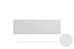 Moonia Tête de Lit Tapisée NOVA Simili cuir 160x50x5 cm - Blanc -