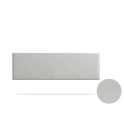 Moonia Tête de Lit Tapisée NOVA Simili cuir 170x50x5 cm - Gris Clair - Sale