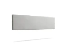 Moonia Tête de Lit Tapisée NOVA Simili cuir 170x50x5 cm - Gris Clair - Sale